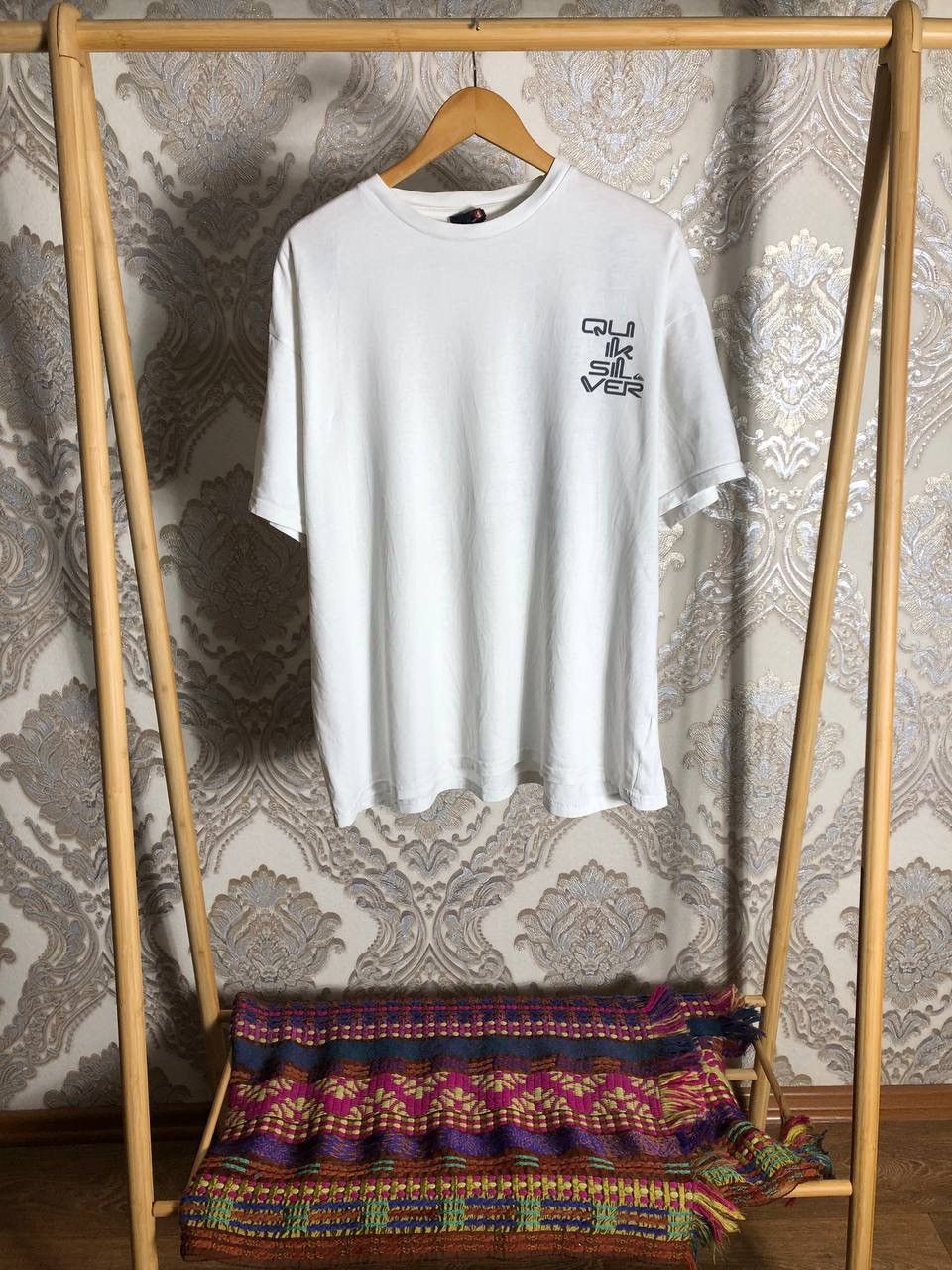 Quiksilver VINTAGE QUIKSILVER DOUBLE PRINTED SURF RETRO T-AHIRT Y2K 90s Size US L / EU 52-54 / 3 - 2 Thumbnail