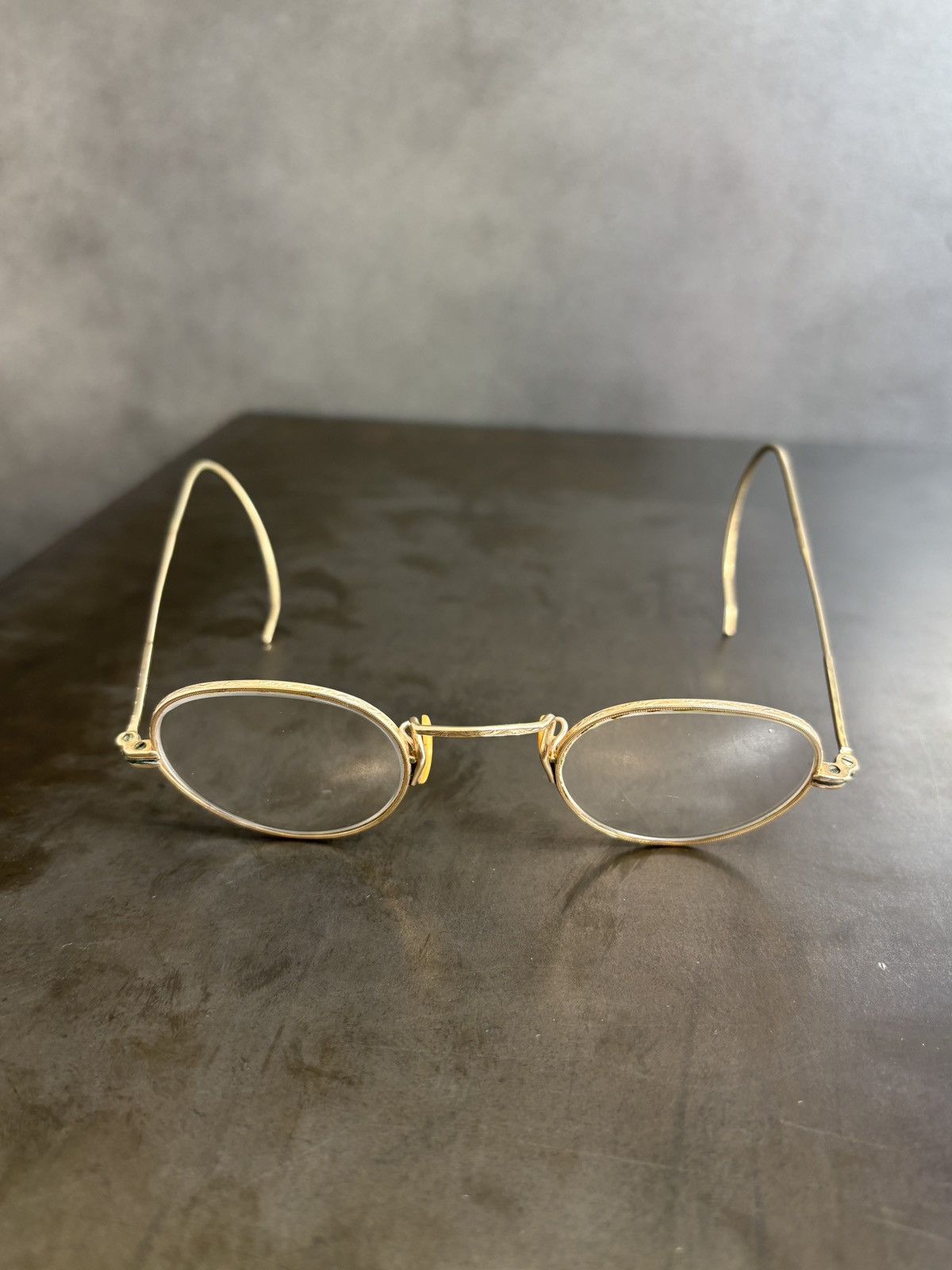 Imperial Antique Eyeglasses 1920s Imperial Gold Fill Spectacles 1900s Size ONE SIZE - 10 Thumbnail