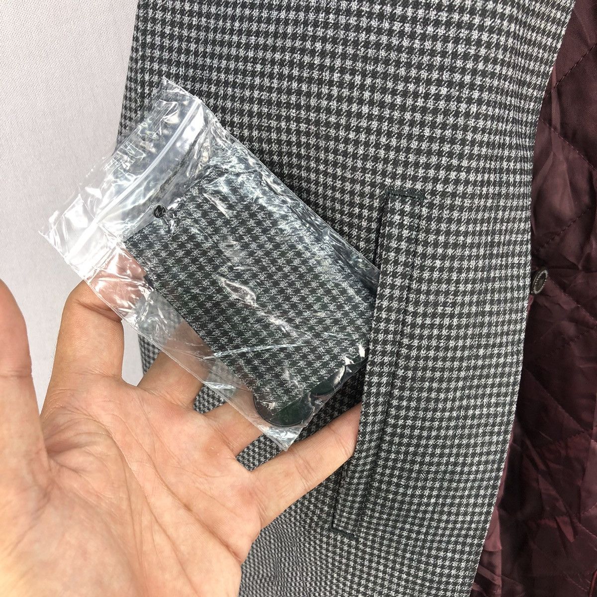 Takeo Kikuchi Vintage Takeo Kikuchi Houndstooth Fishtail Long Jacket Size US M / EU 48-50 / 2 - 8 Thumbnail