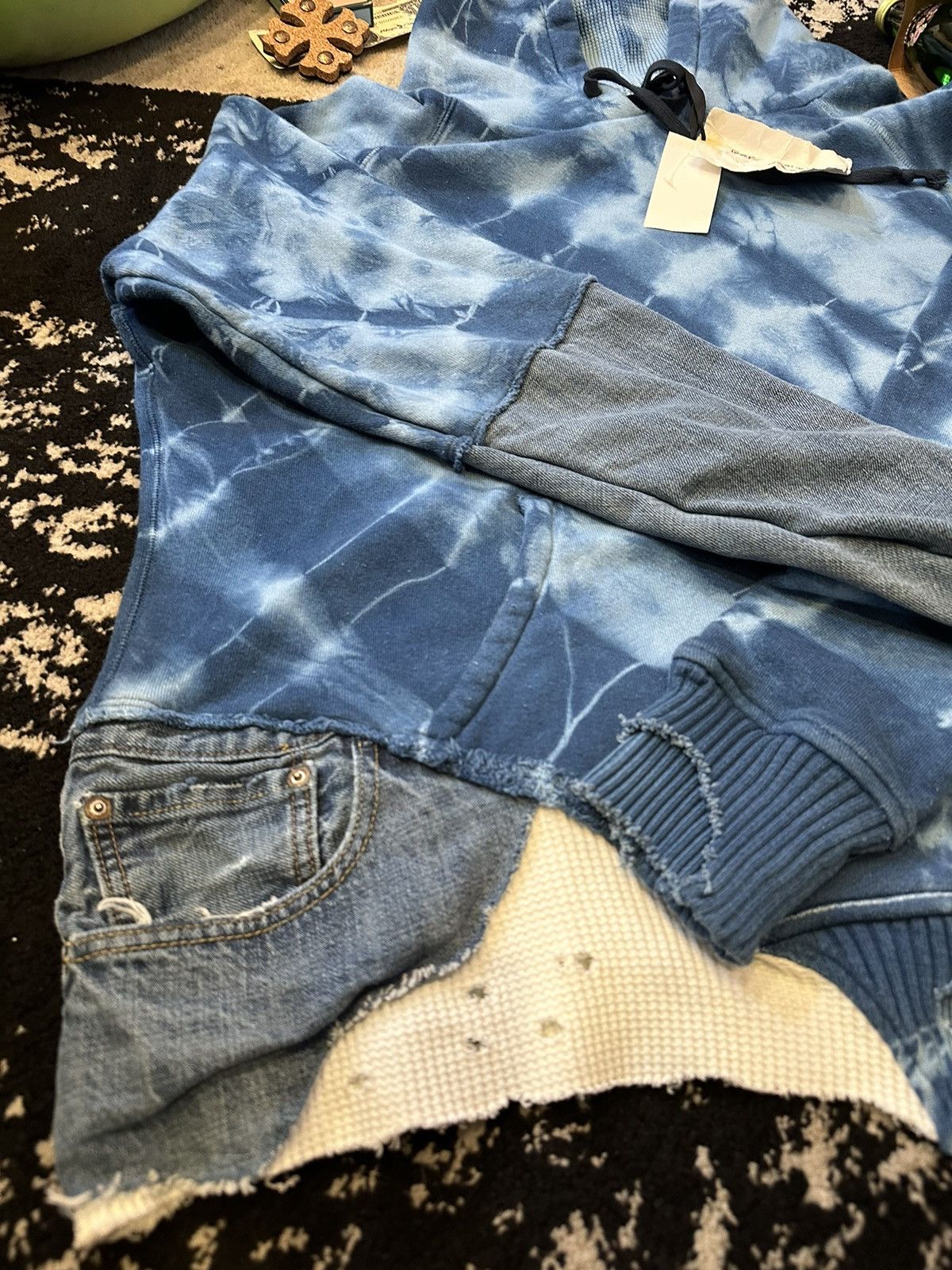 Greg Lauren Greg Lauren tie-dye pattern cotton hoodie Size US L / EU 52-54 / 3 - 11 Thumbnail