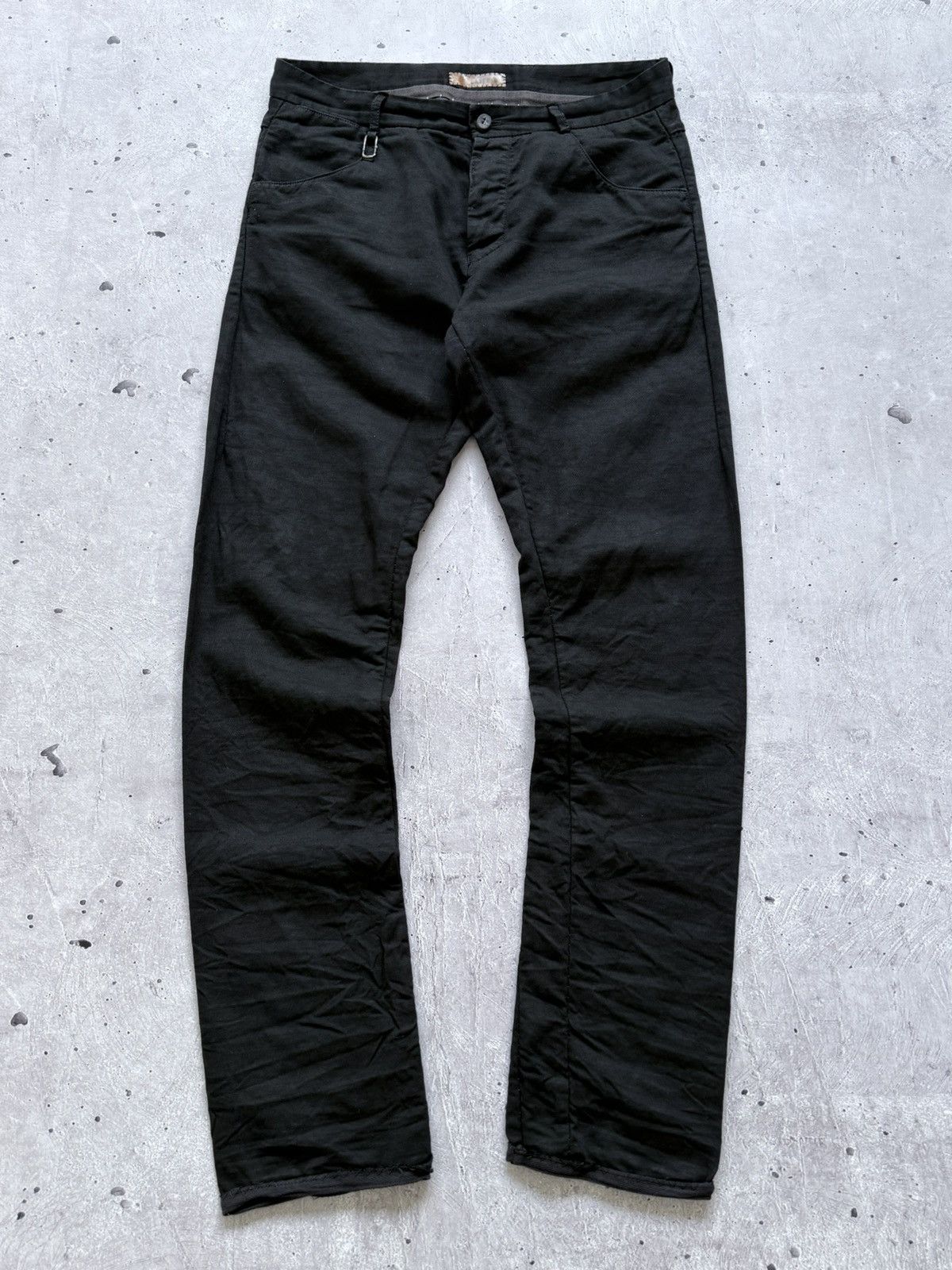 Layer-0 Layer-0 Black Cotton Pants Size US 32 / EU 48 - 2 Thumbnail