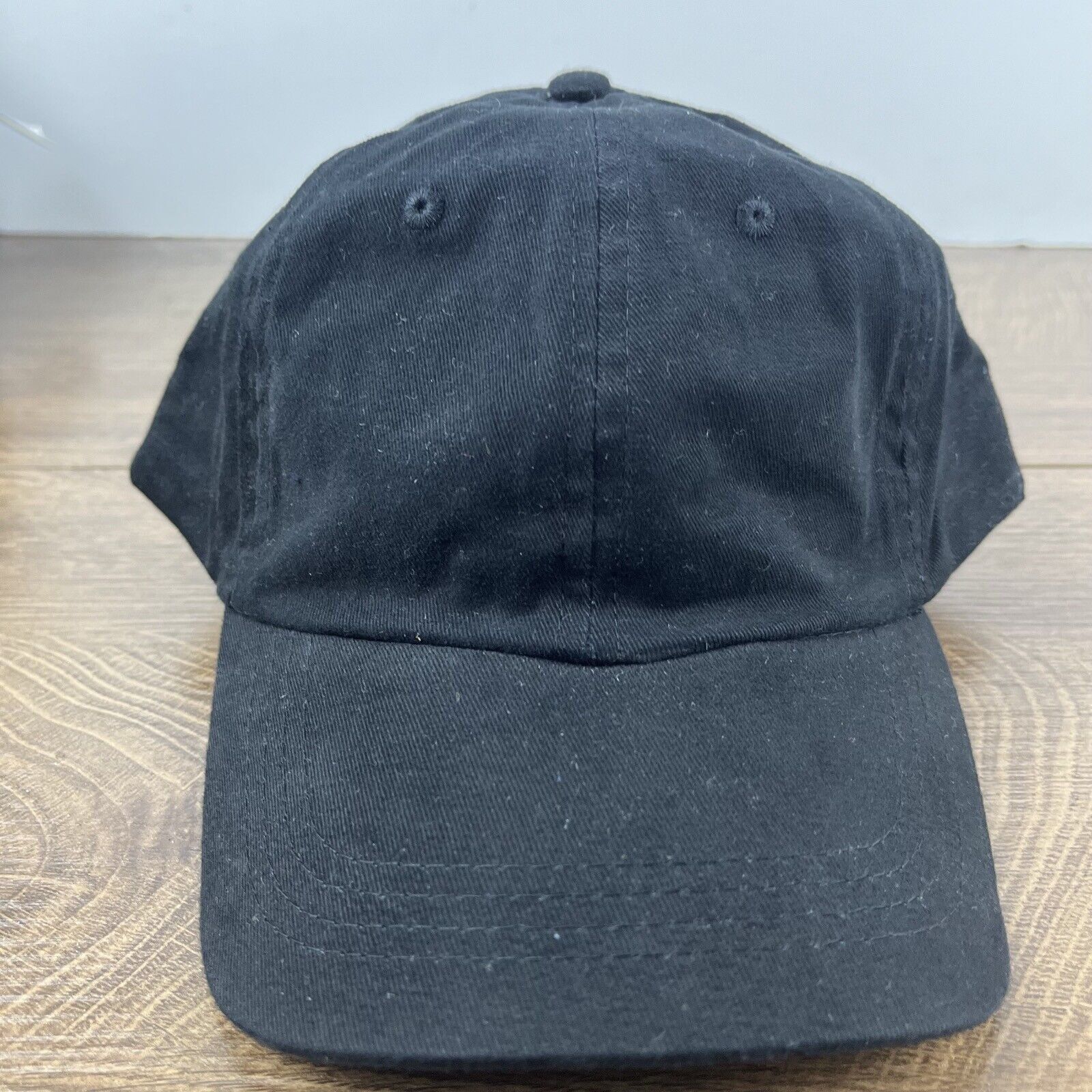 Other Adult Baseball Cap Hat Black Cap Hat Adjustable Hat Black Ad Size ONE SIZE - 3 Thumbnail