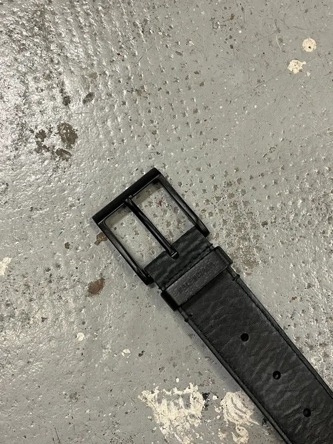 Balenciaga Balenciaga Black Leather Belt Size ONE SIZE - 7 Thumbnail