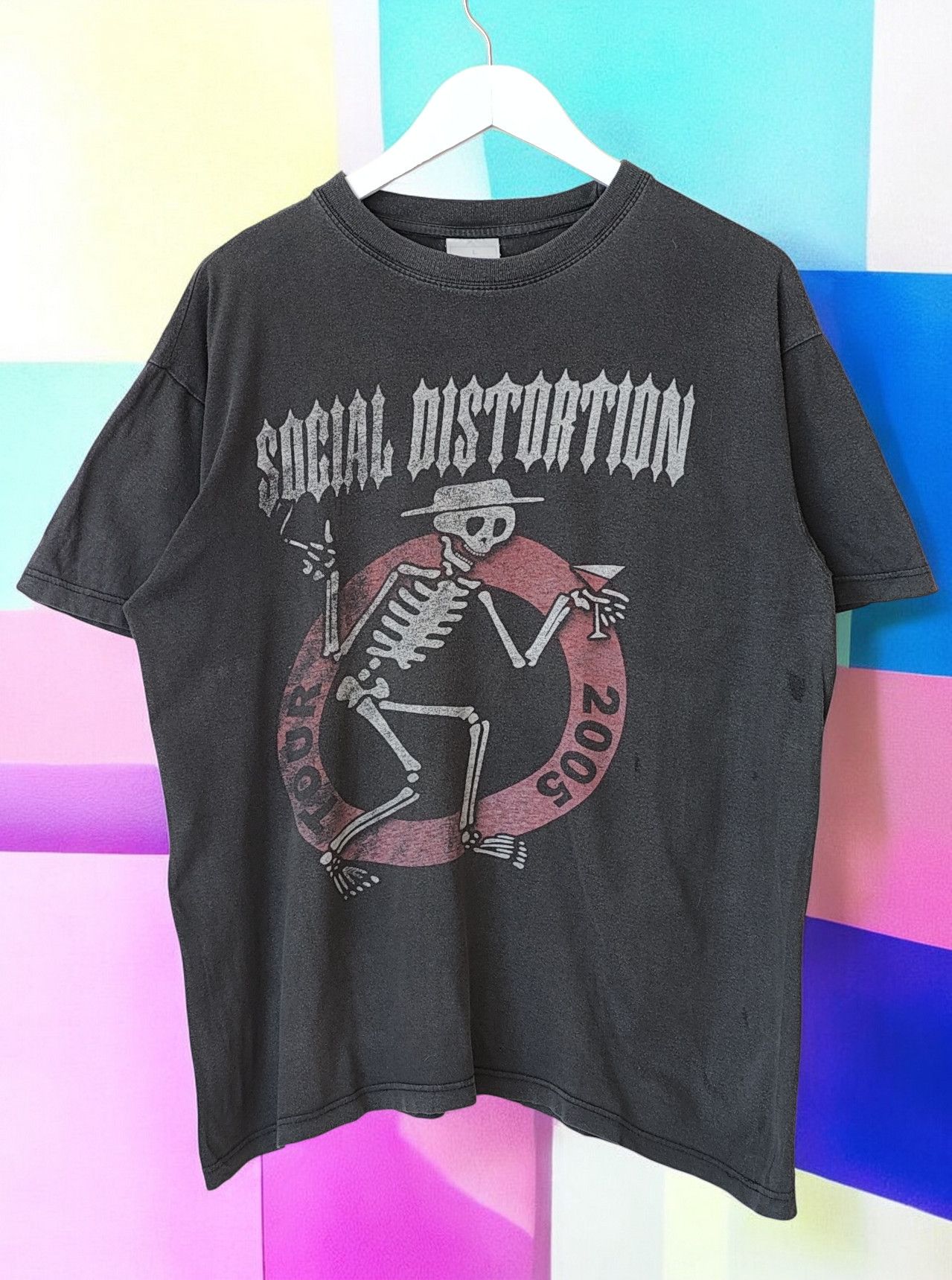 Band Tees × Vintage Social Distortion 2005 Tour Punk Rock VTG Vintage Tshirt Size US L / EU 52-54 / 3 - 1 Thumbnail
