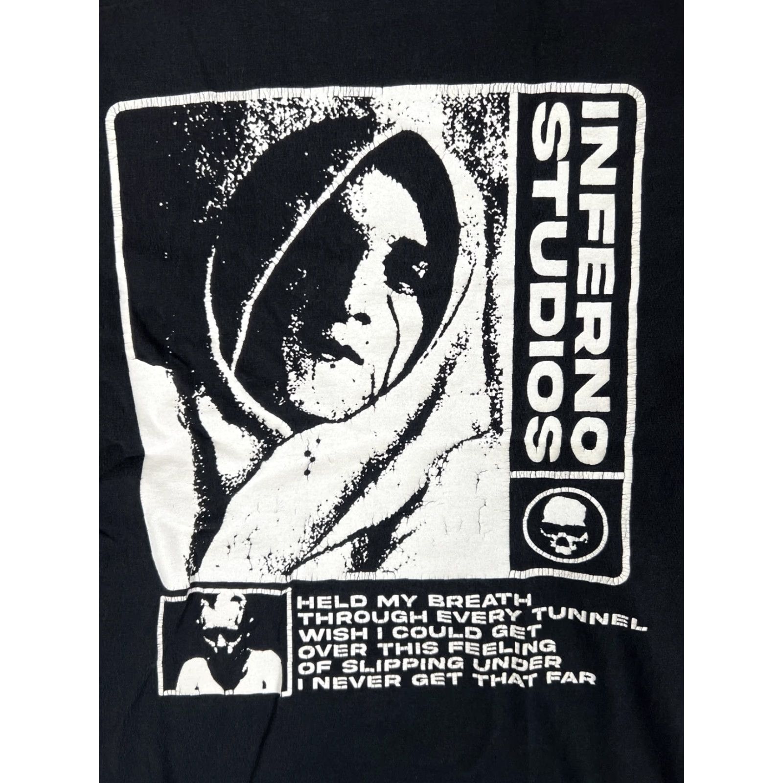 Vintage Inferno Studios T-Shirt Size S Grunge Hip Hop Graphic Tee Black Size US S / EU 44-46 / 1 - 6 Thumbnail