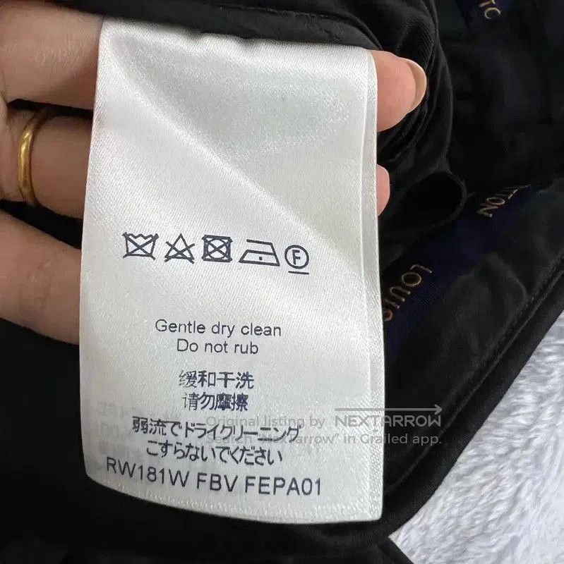 Louis Vuitton Louis Vuitton Black Cotton Casual Pants . Size US 32 / EU 48 - 4 Thumbnail