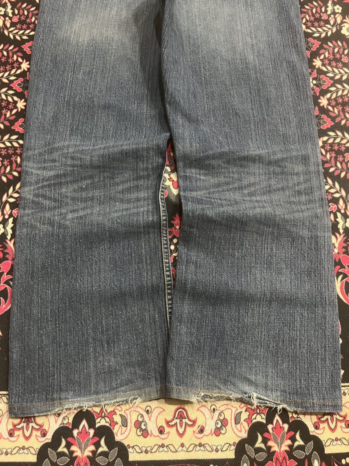 American Eagle Outfitters Vintage American Eagle Outfitters Distressed Bootcut Jeans Size US 32 / EU 48 - 10 Thumbnail