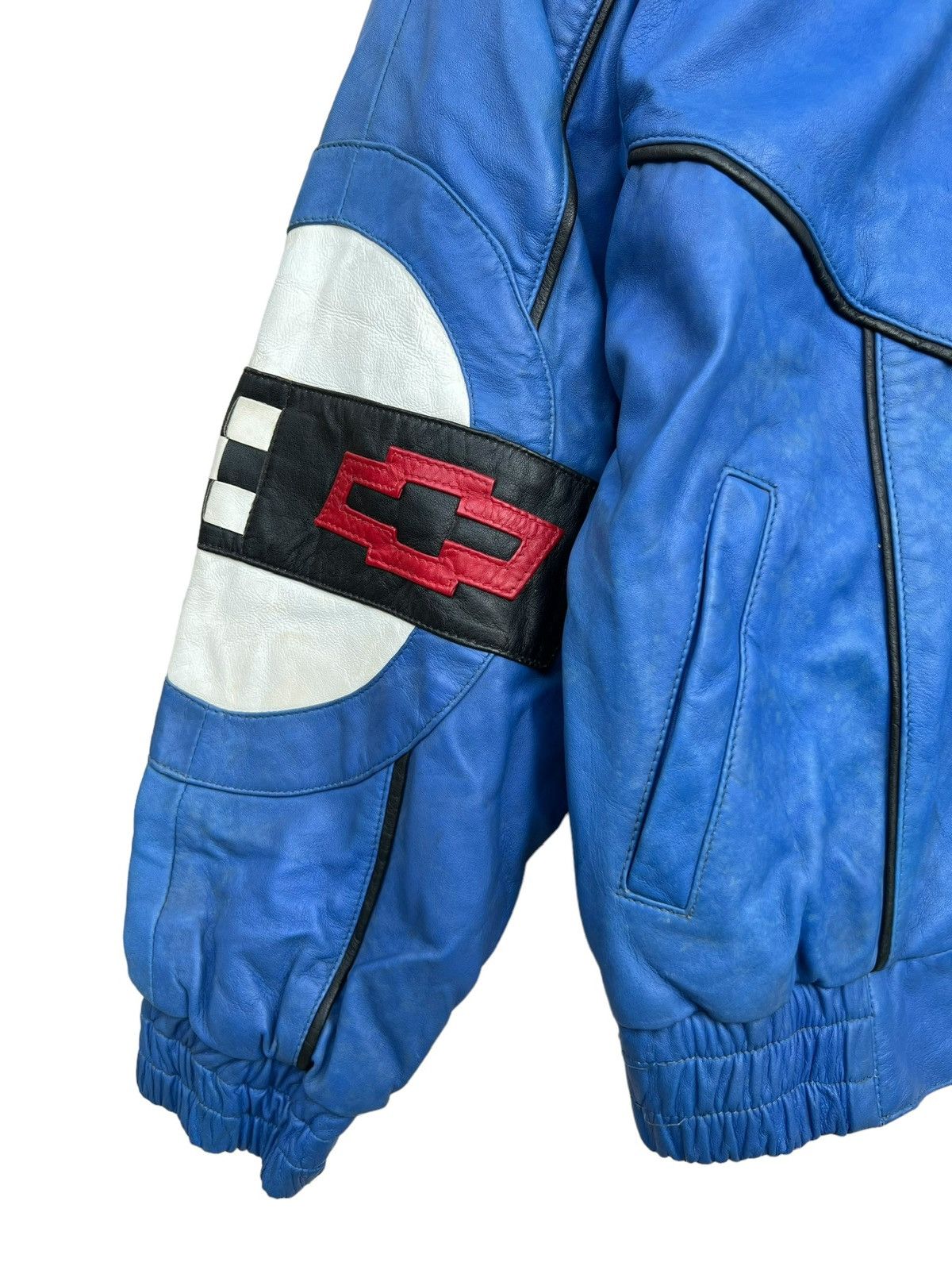 Vintage Vintage Covernett Racing Spellout Baggy Leather Jacket Size US M / EU 48-50 / 2 - 17 Thumbnail