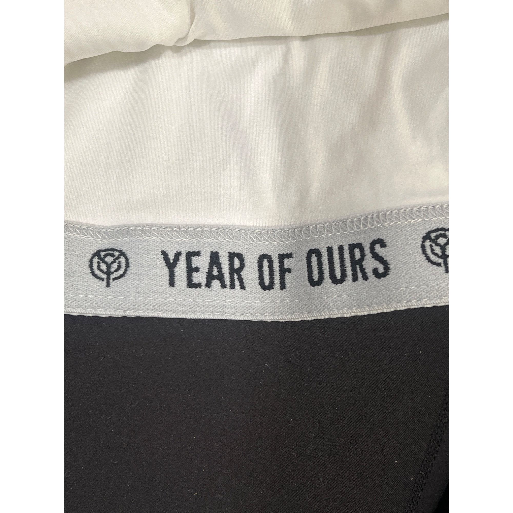 Other Year Of Ours Ribbed White Crop Tank Top Medium Made in USA Size M / US 6-8 / IT 42-44 - 5 Thumbnail