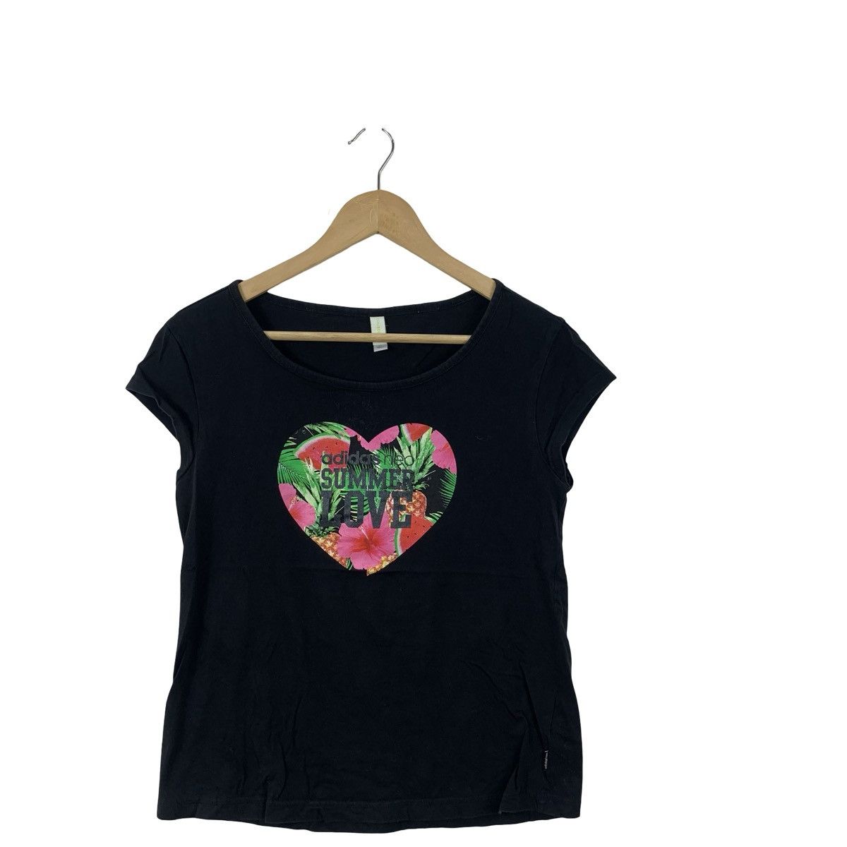 Adidas Adidas Originals Summer Love Floral Heart Graphic Women’s Size L / US 10 / IT 46 - 4 Thumbnail