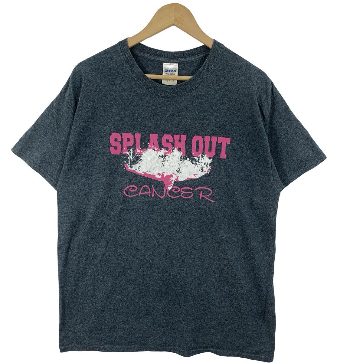 Other SPLASH OUT CANCER Breast Cancer Awareness Tee Shirt Top Size US L / EU 52-54 / 3 - 5 Thumbnail