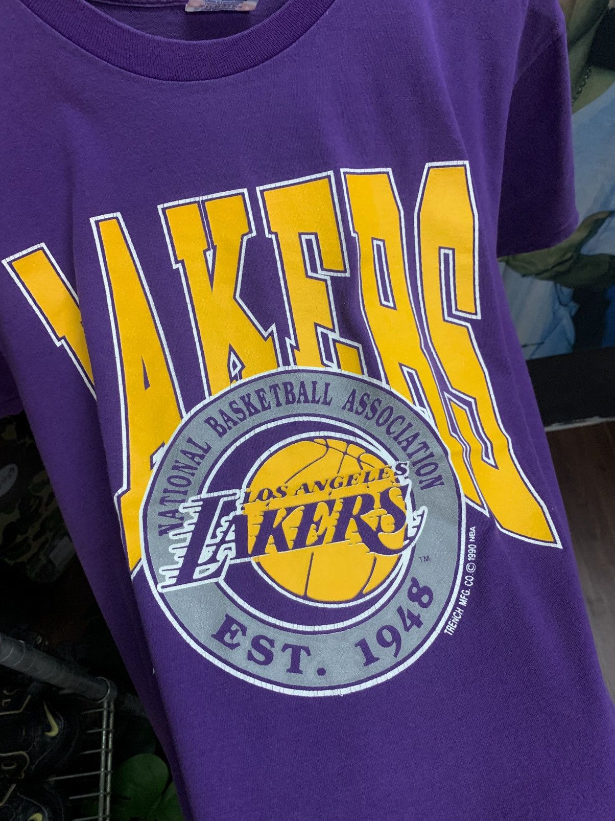 NBA VINTAGE NBA LAKERS 1990 Size US L / EU 52-54 / 3 - 3 Thumbnail