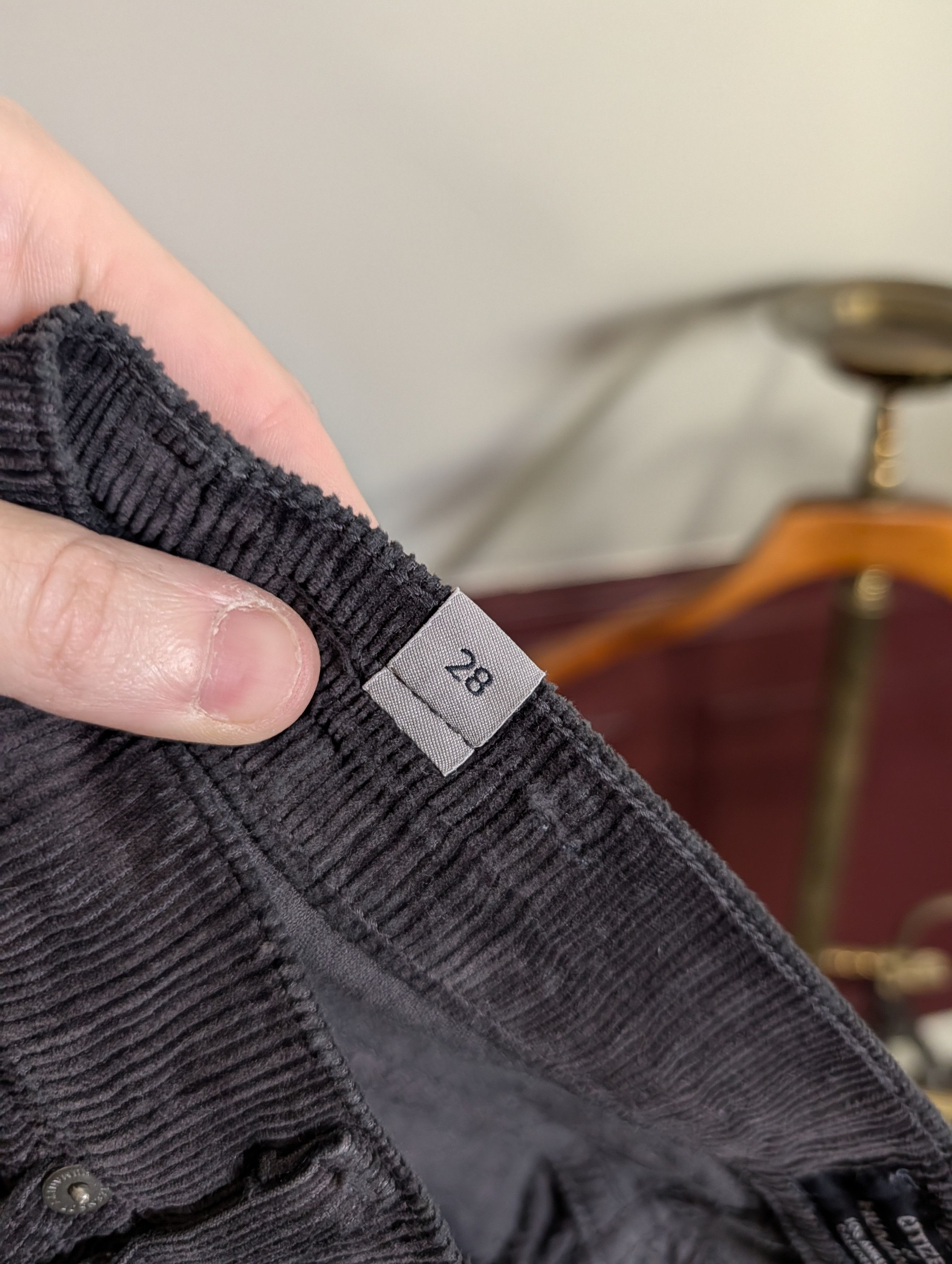Citizens Of Humanity Black striped corduroy made in USA pants 28 Size US 30 / EU 46 - 10 Thumbnail