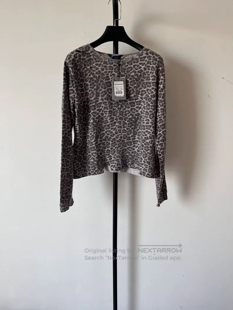 Balenciaga Balenciaga Animal Print Full Print Round Neck Long Sleeve Size US L / EU 52-54 / 3 - 1 Thumbnail