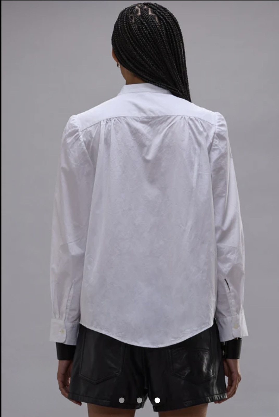 R13 R13 NICK TIE SHIRT / WHITE / XS / RRP.845€ Size XS / US 0-2 / IT 36-38 - 3 Thumbnail