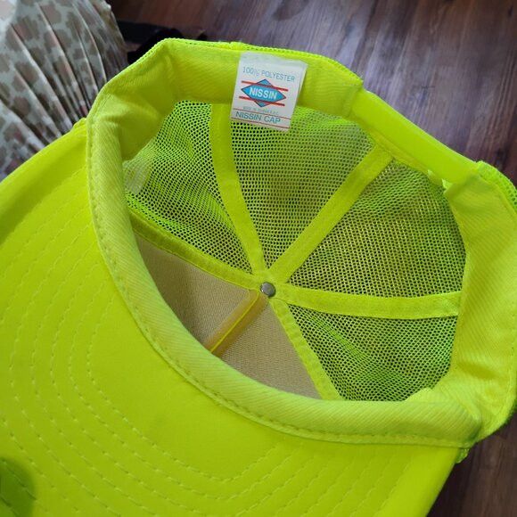 Other Deadstock Vintage Rose Logging Neon Snap Trucker Hat Cap Size ONE SIZE - 7 Thumbnail