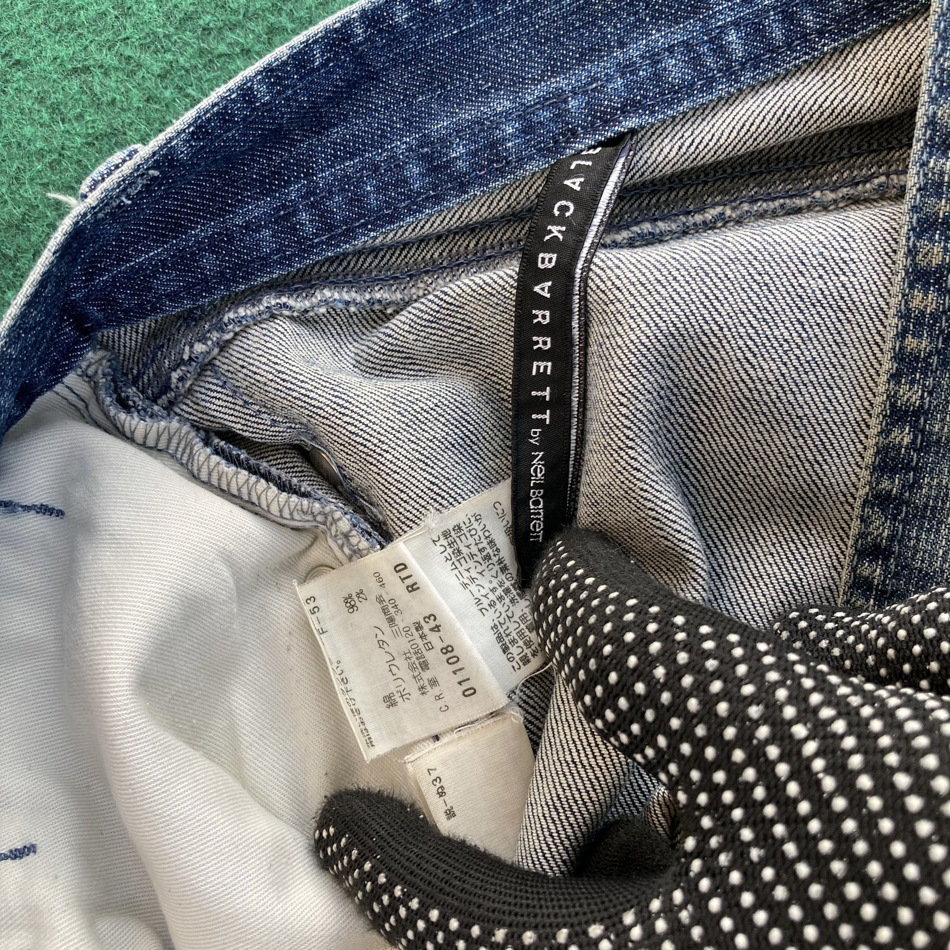 Black Barrett × Japanese Brand × Neil Barrett Black Barrett Neil Barrett Sz 31 Mens Blue Jeans Size US 31 - 4 Thumbnail