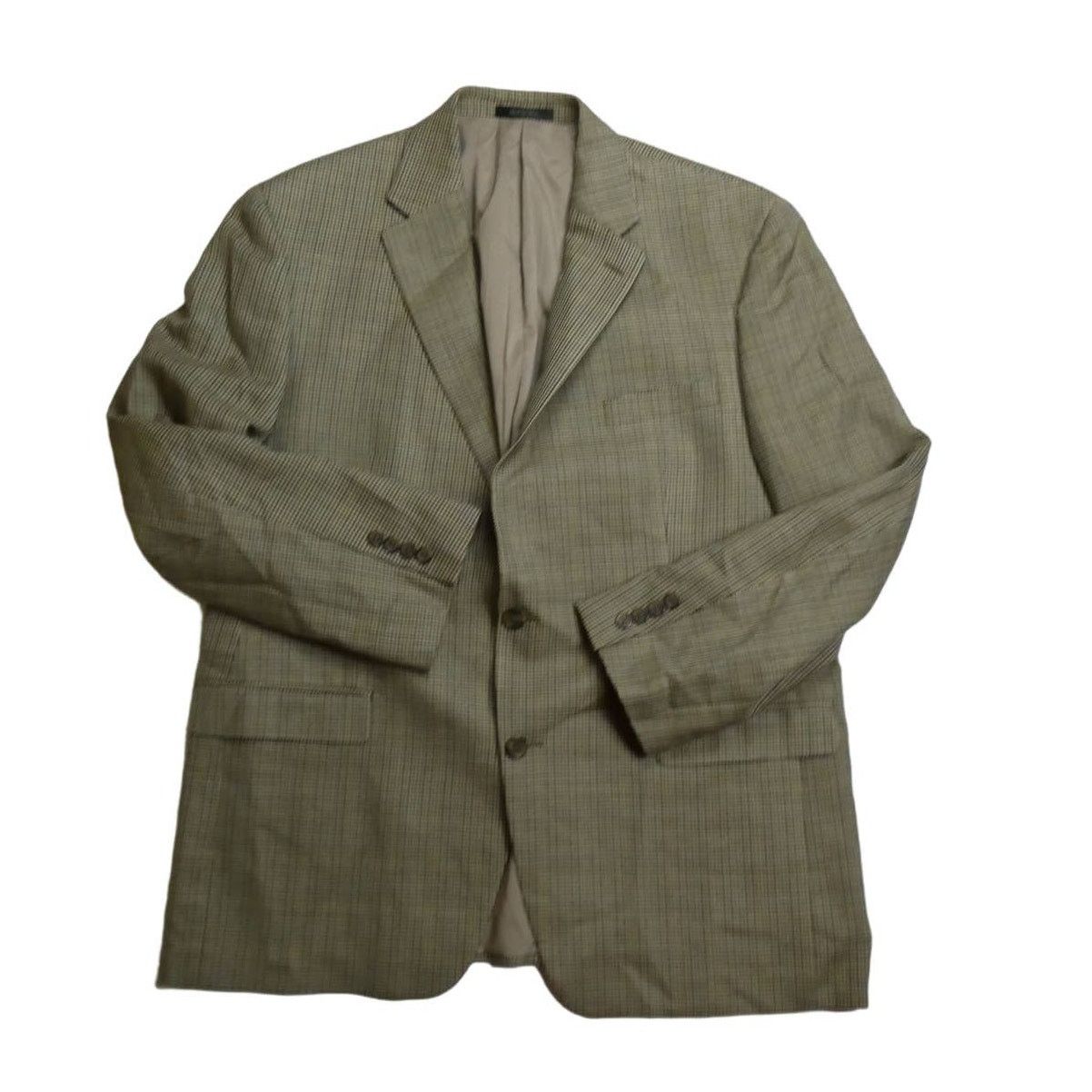 Lauren Ralph Lauren men's LAUREN RALPH LAUREN silk sport coat, gold, 46R, NEW Size 46R - 1 Thumbnail