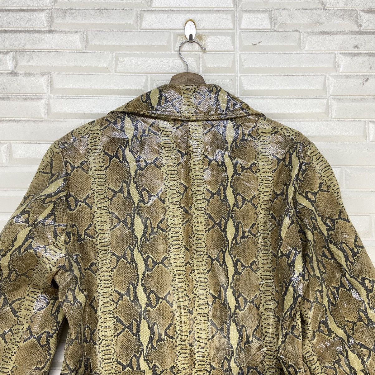 Tornado Mart Tornado Mart Python Long Coat Pig Skin Size US XS / EU 42 / 0 - 15 Thumbnail