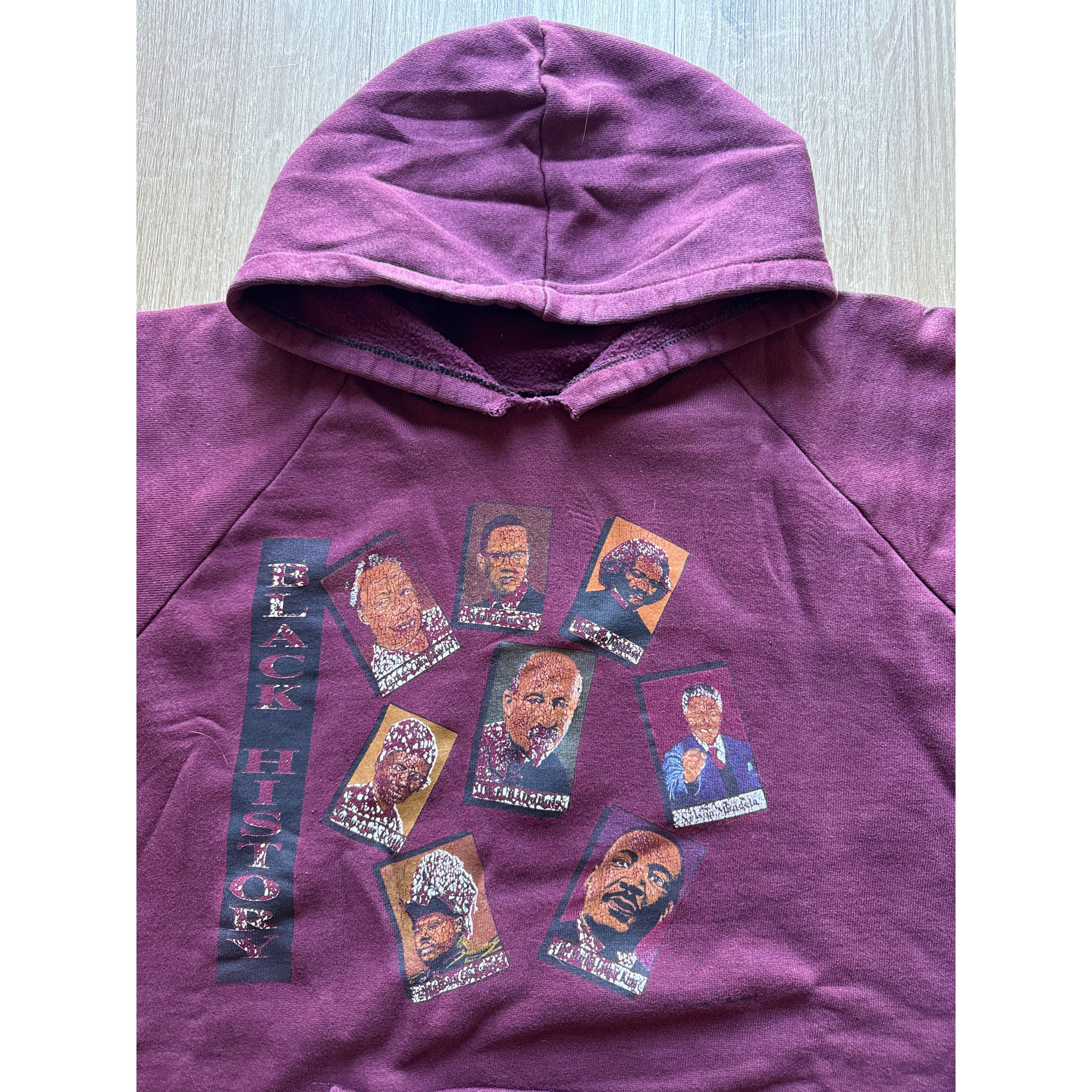 Other Vintage 90s Black History Faces Hoodie Size US L / EU 52-54 / 3 - 2 Thumbnail