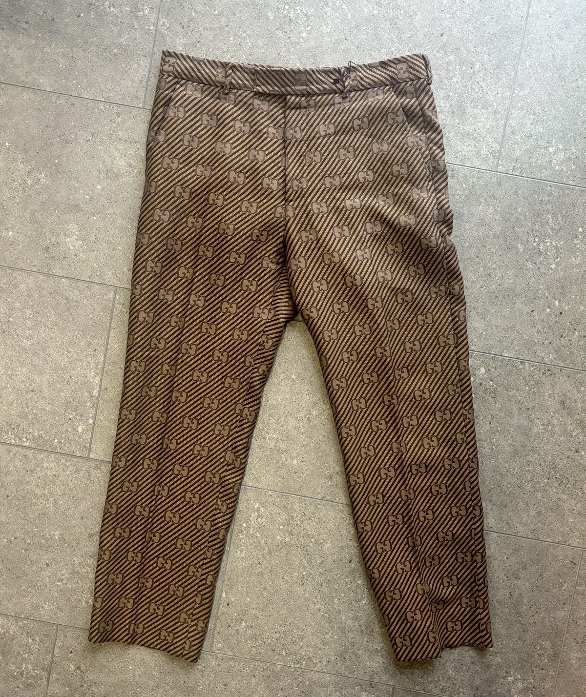 Gucci GUCCI MONOGRAM MENS TROUSERS SIZE 32 Size US 32 / EU 48 - 1 Thumbnail