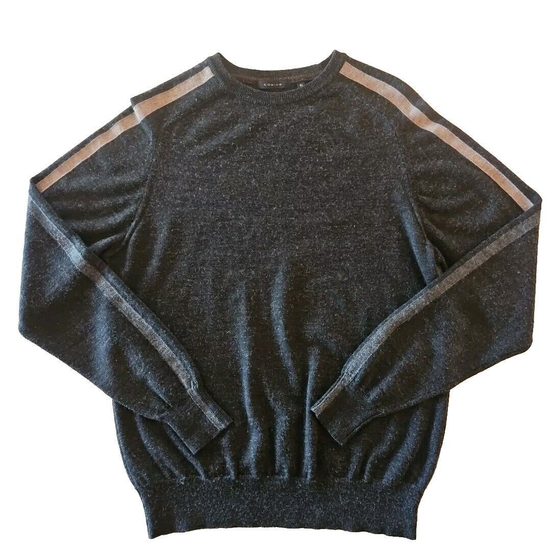 Vintage Codice Ski Sweater Men M EUR 50 Charcoal Merino Wool Blend L Size US M / EU 48-50 / 2 - 4 Thumbnail
