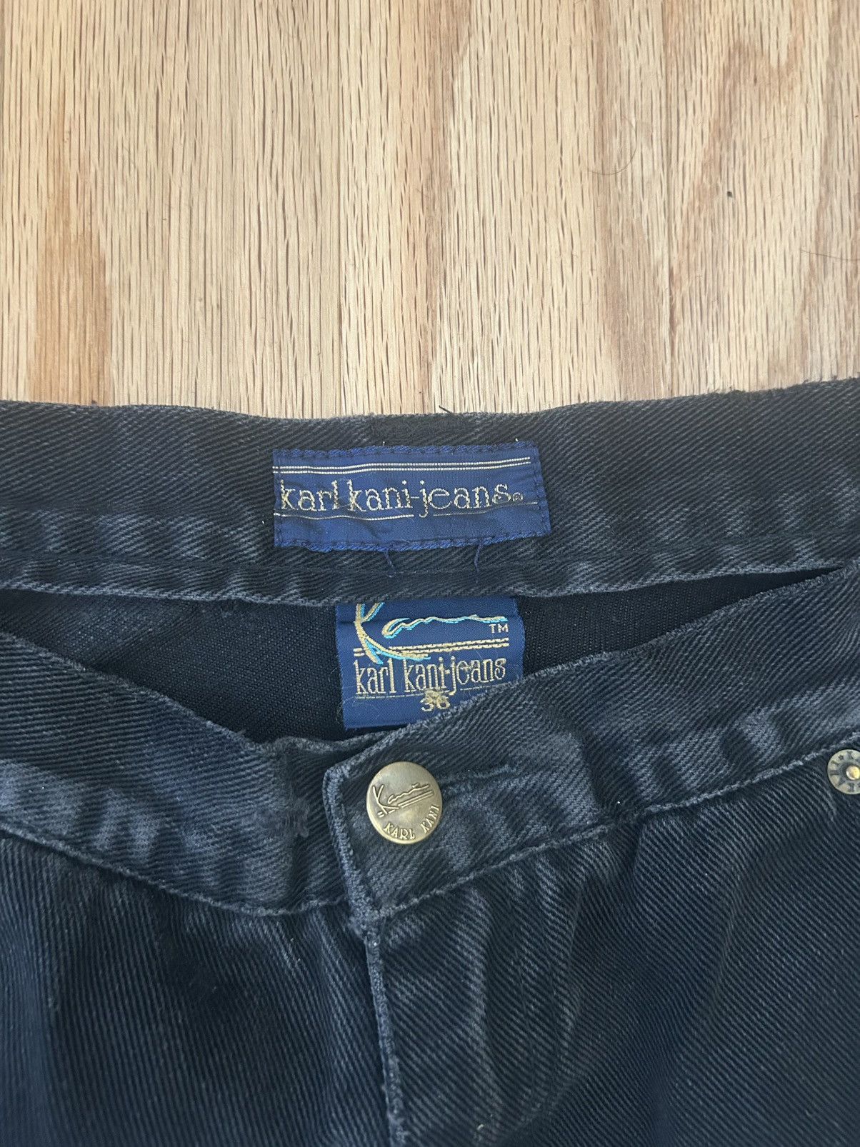 Karl Kani Vintage 90s Karl Kani Y2K Big Logo Baggy Rap Denim Jeans Size US 36 / EU 52 - 4 Thumbnail