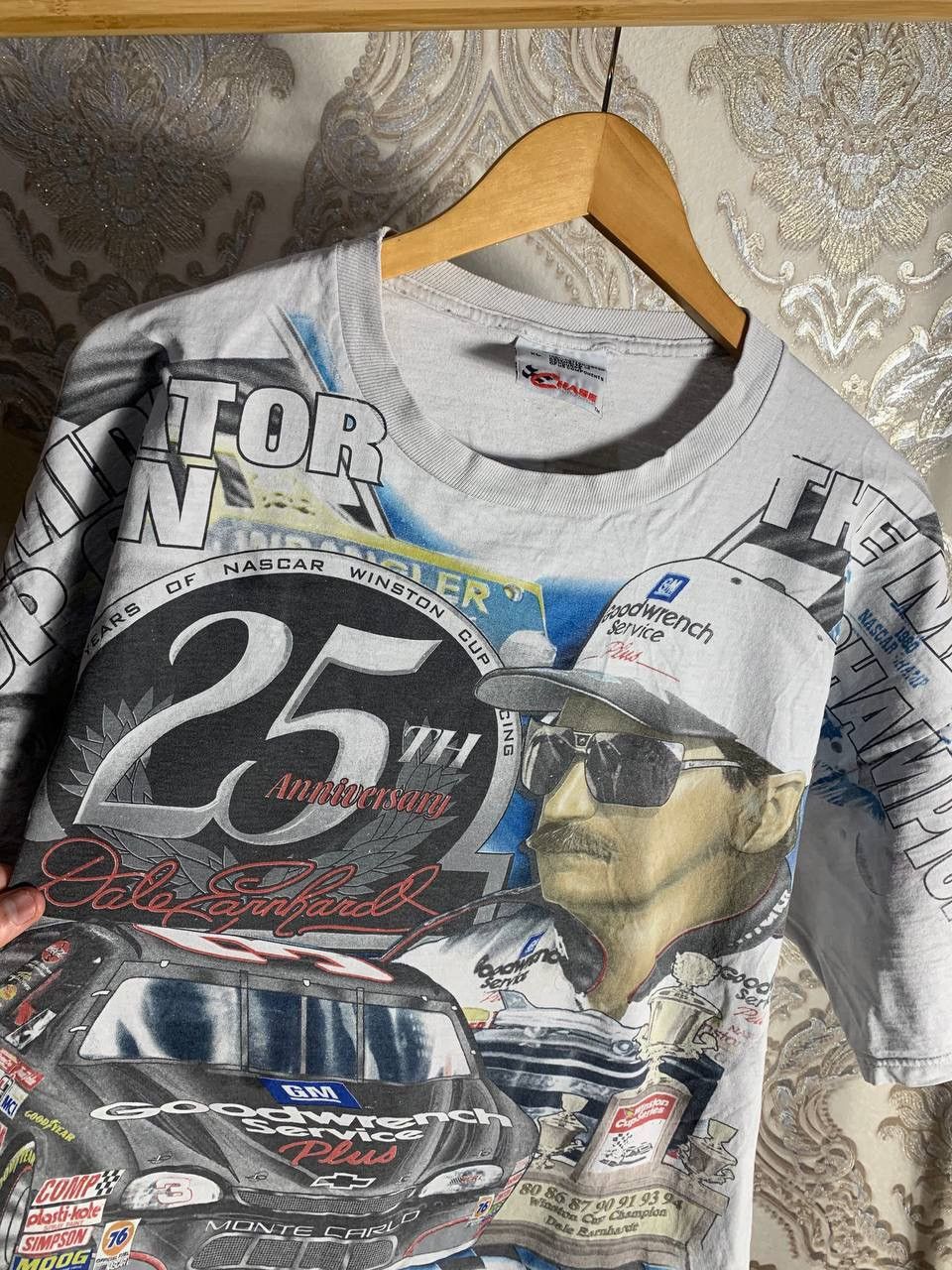NASCAR × Vintage VERY RARE DALE EARNHARDT WINSTON CUP CHAMPIONSHIP 90s Y2K Size US XL / EU 56 / 4 - 2 Thumbnail
