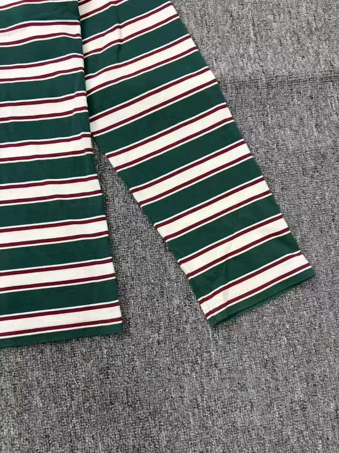 Miu Miu miumiu green and white striped long sleeve top. Size S / US 4 / IT 40 - 5 Thumbnail