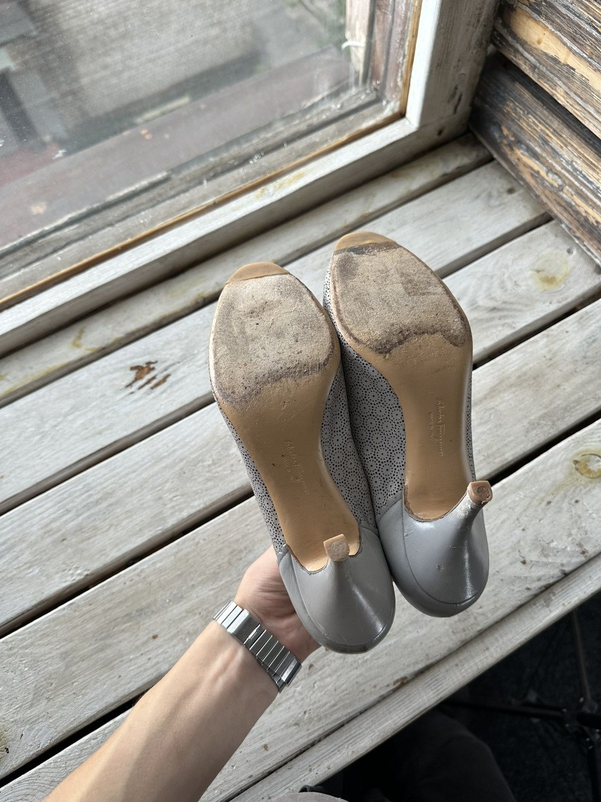 Salvatore Ferragamo RARE❗️Salvatore Ferragamo Women Shoes flats heels Size US 8 / IT 38 - 19 Thumbnail