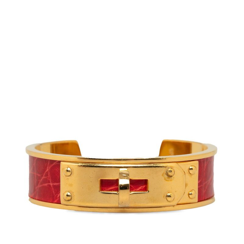 image of Hermes Kelly Bangle in Red, Women's