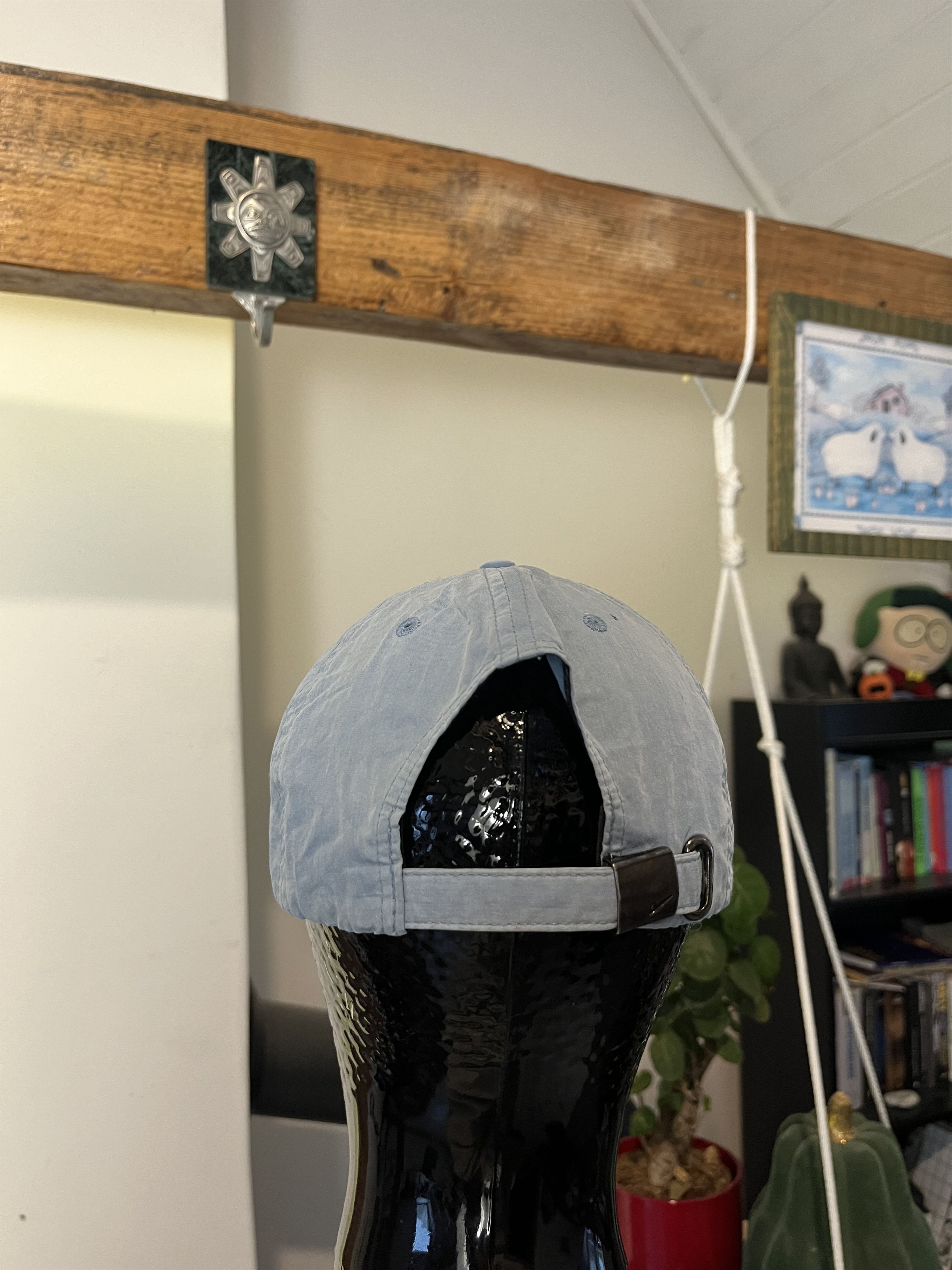 Nike × Vintage 00s Nike Baby Blue Hat Cap Size ONE SIZE - 4 Thumbnail