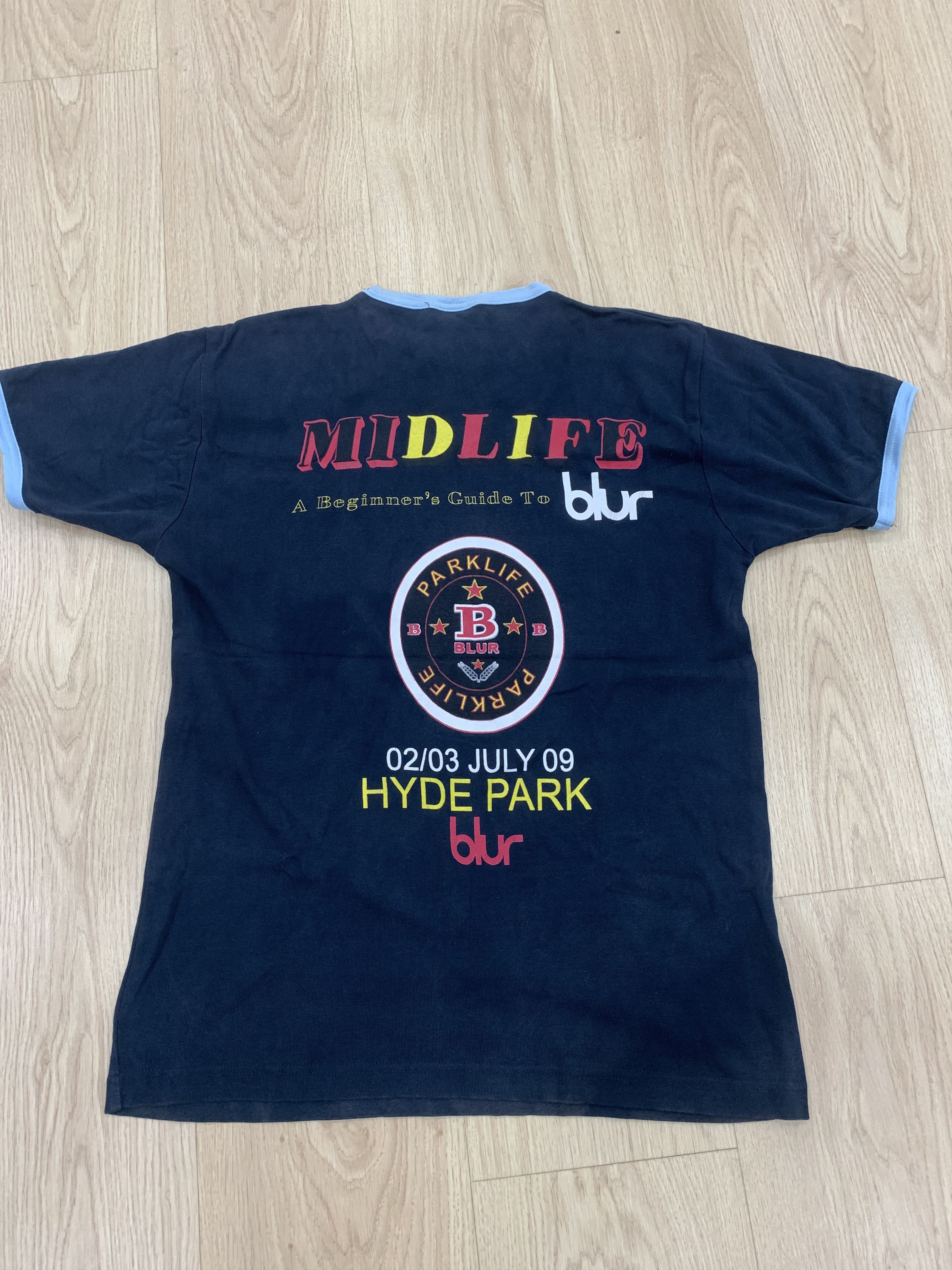 Band Tees VTG BLUR PARKLIFE TOUR BAND SHIRT OASIS SUEDE BRITPOP RIDE Size US M / EU 48-50 / 2 - 2 Thumbnail