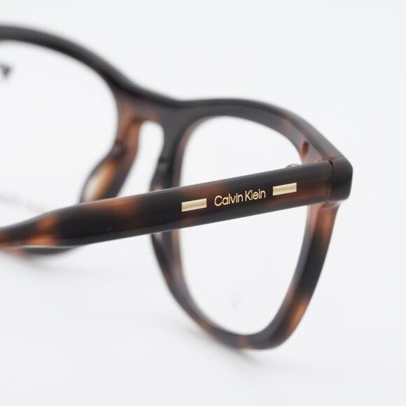 Calvin Klein Calvin Klein CK24515 240 Eyeglasses Havana 52mm Square Frame Size ONE SIZE - 9 Thumbnail