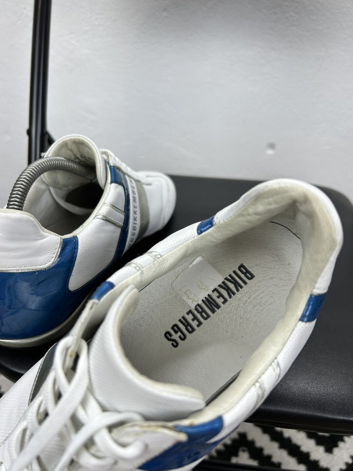 Dirk Bikkembergs Bikkembergs Leather Low Top Sneakers White Size 41 Size US 9 / EU 42 - 8 Thumbnail