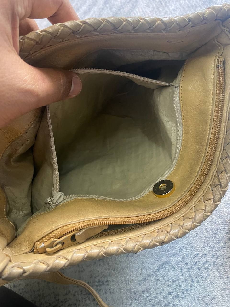 Leather × Vintage Leather Woven Shoulder Bag Size ONE SIZE - 10 Thumbnail