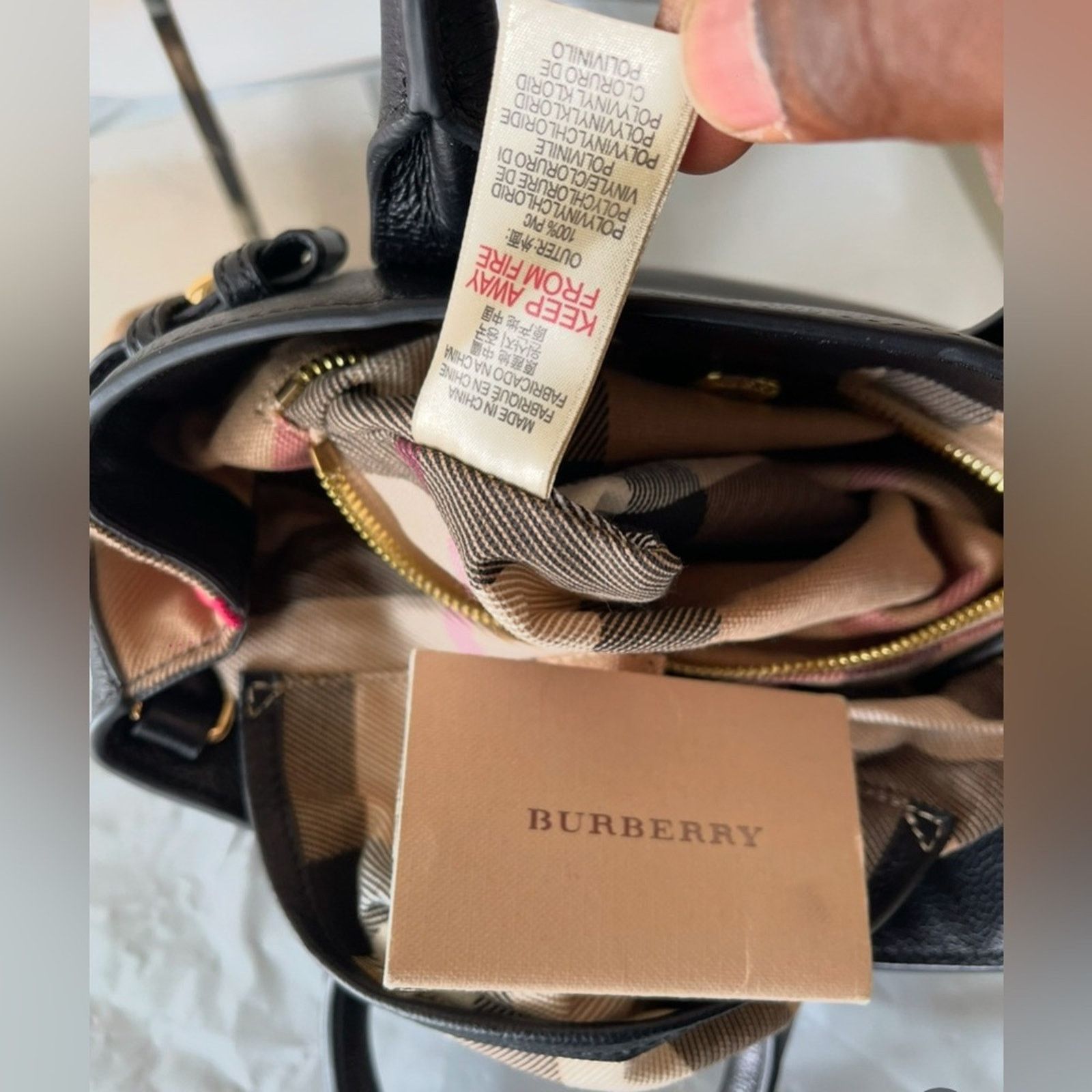 Burberry Burberry Banner House Check Derby bag Size ONE SIZE - 7 Thumbnail