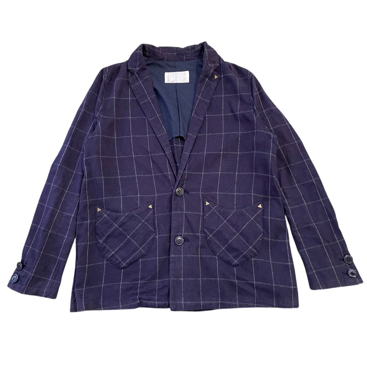 Ne-Net Ne-net Kazuaki Takashima Triangle Rivet Pocket Windowpane Size M / US 6-8 / IT 42-44 - 1 Thumbnail