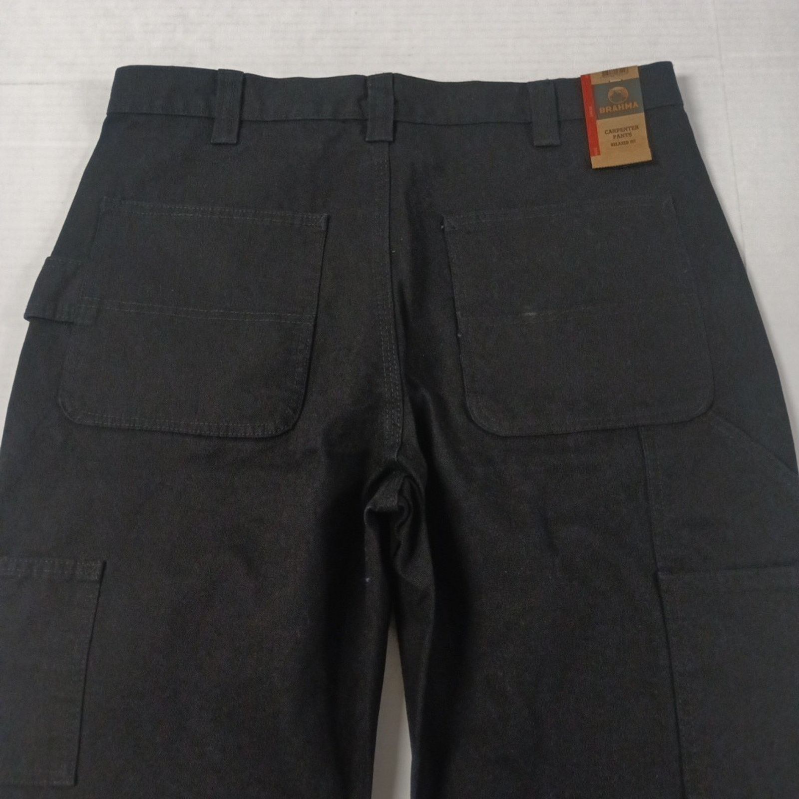 Other Brahma Work Carpenter Pants Men Size 34x32 Black Relaxed Fit Size US 34 / EU 50 - 7 Thumbnail