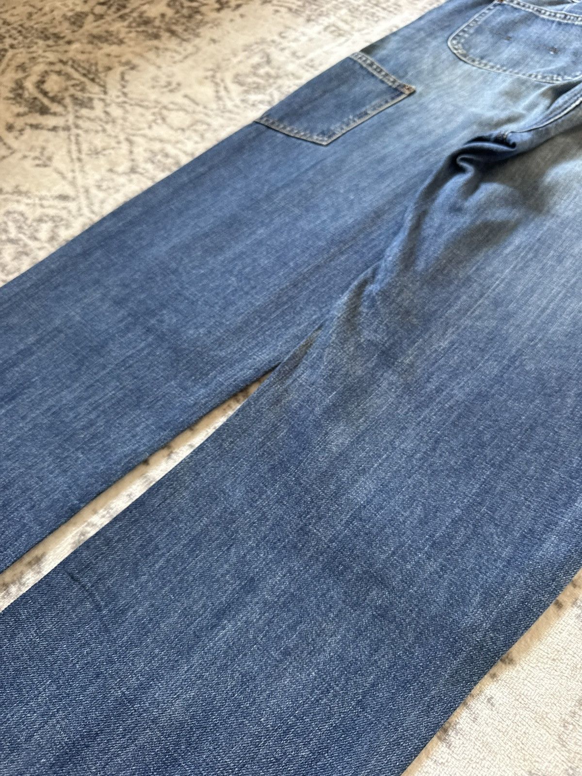 RRL Ralph Lauren Polo Ralph Lauren Double Knee Carpenters Denim Pants Size US 30 / EU 46 - 14 Thumbnail