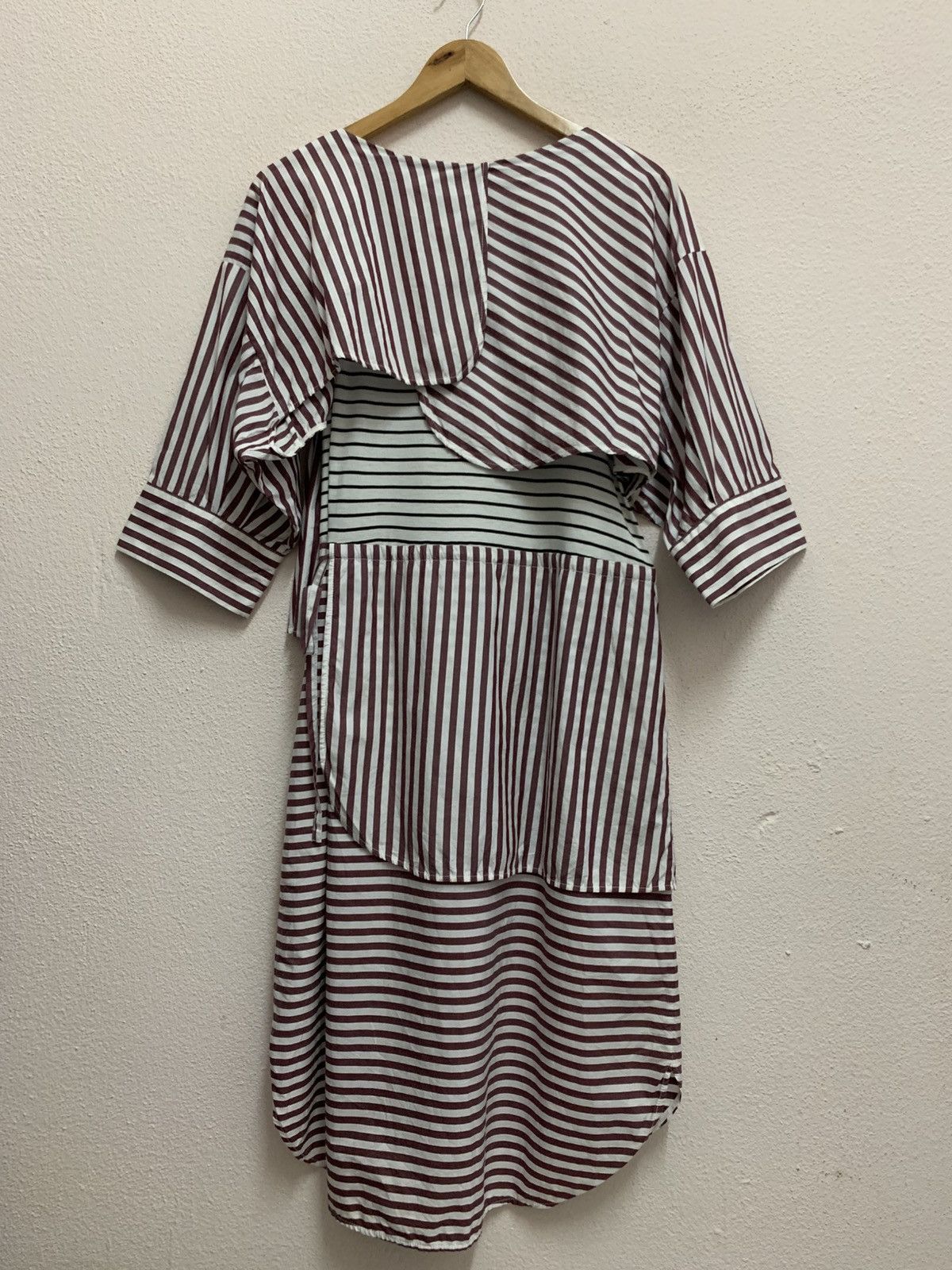 Issey Miyake TSUMORI CHISATO By Issey Miyake Sample Stripe Maxi Dress Size S / US 4 / IT 40 - 7 Thumbnail