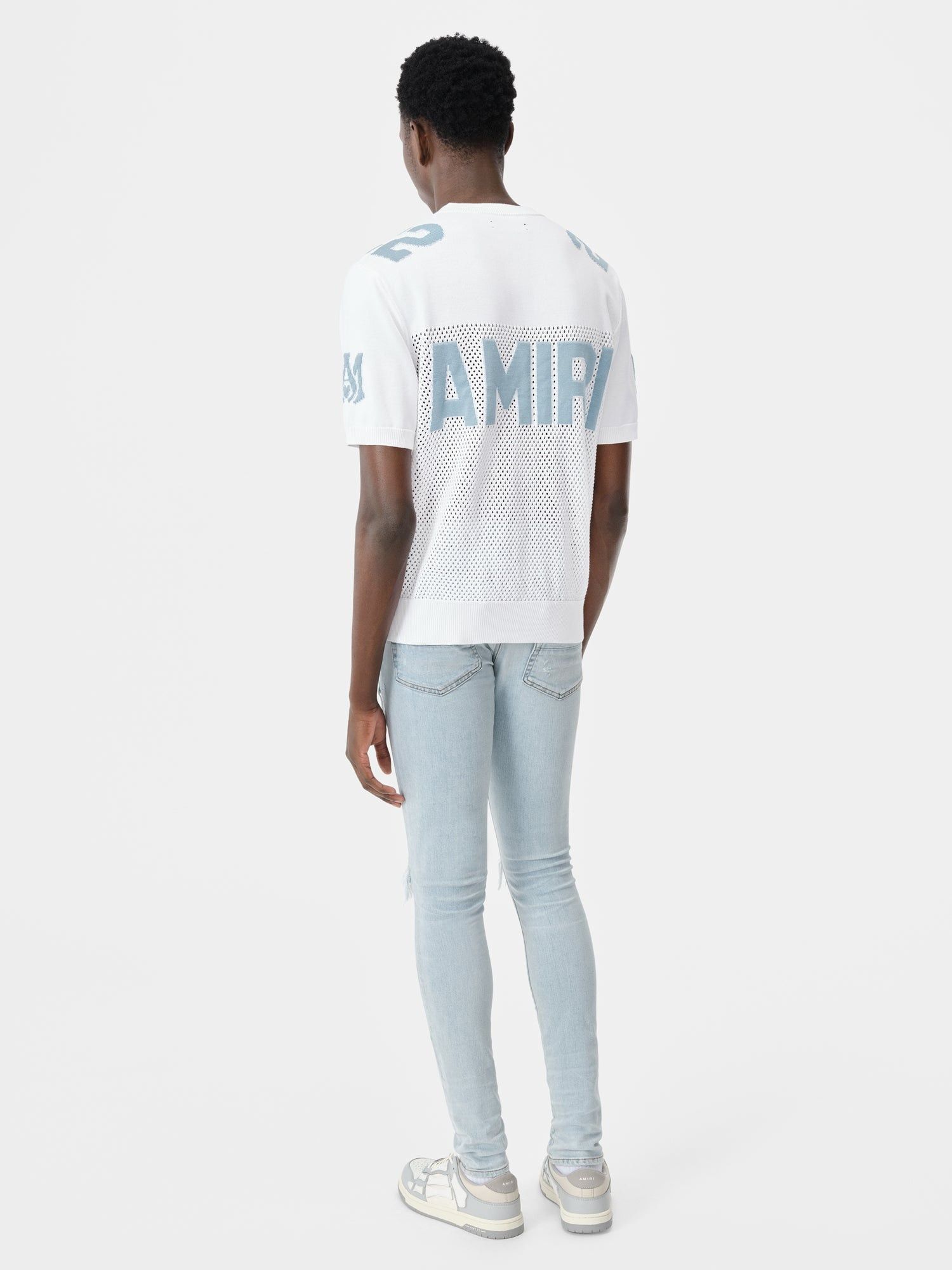 Amiri o1s1wg110425 MX1 Bandana Jacquard Jeans in Blue Size US 36 / EU 52 - 5 Thumbnail