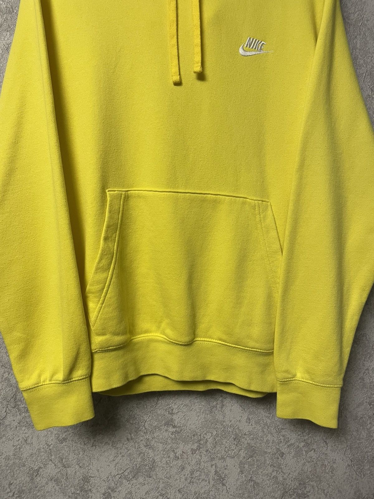 Nike Nike Basic Yellow Hoodie Streetwear Y2K Size US L / EU 52-54 / 3 - 3 Thumbnail