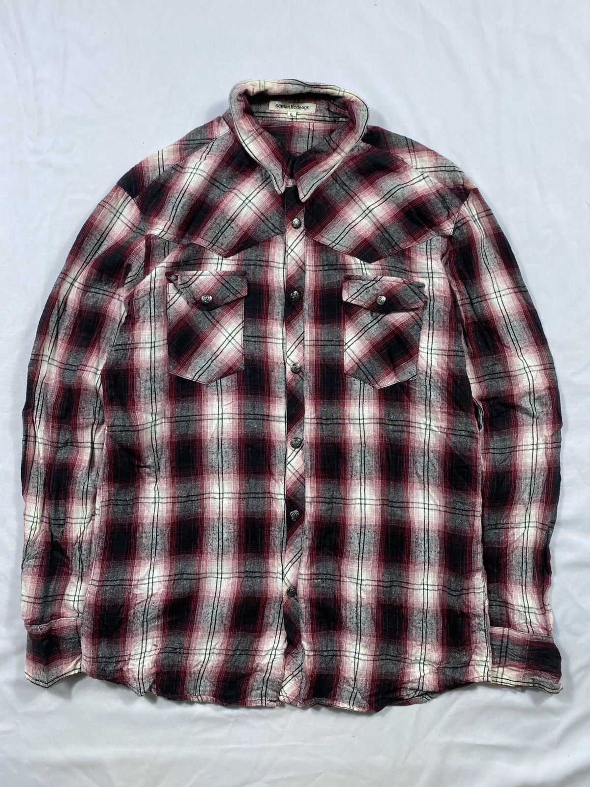 Yohji Yamamoto Japanese Semantic design Button up shirt Size US L / EU 52-54 / 3 - 1 Thumbnail