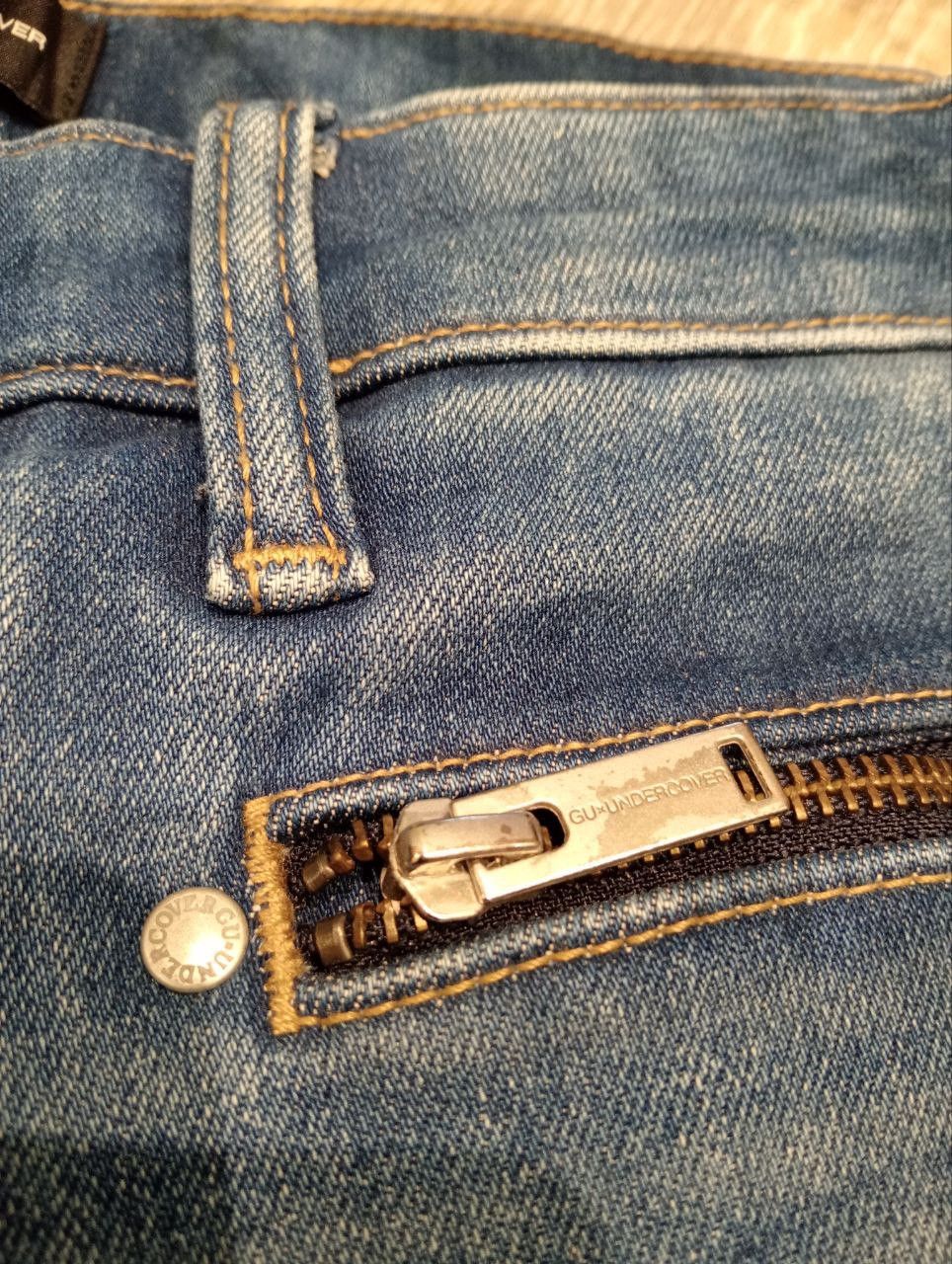 Undercover GU X UNDERCOVER KOSMIK NOISE STRETCH JEANS Size US 32 / EU 48 - 5 Thumbnail