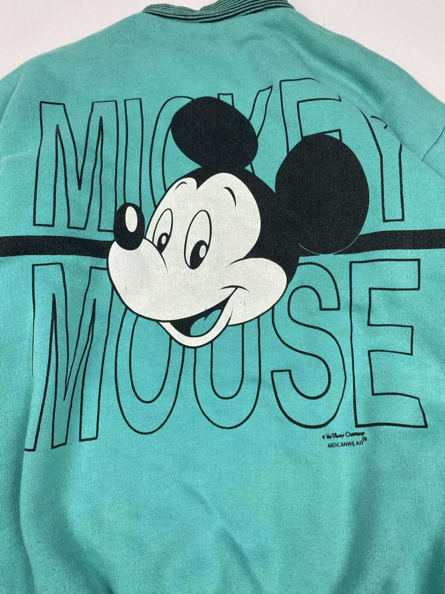 Disney Vintage 80s Mickey Mouse reversible varsity/bomber jacket Size US L / EU 52-54 / 3 - 5 Thumbnail