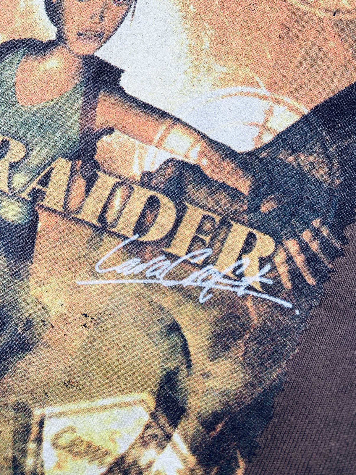 Japanese Brand Vintage Anime Game Tomb Raider Signature Ringer Tees Size US S / EU 44-46 / 1 - 7 Thumbnail