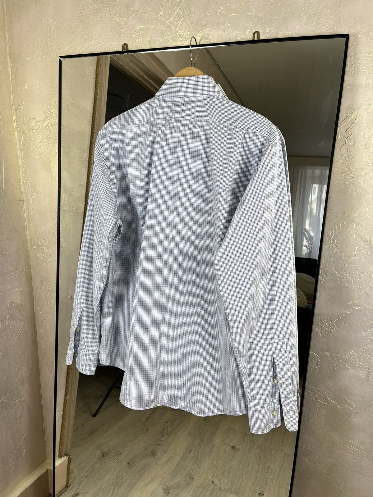 Polo Ralph Lauren Polo Ralph Lauren Regent CustomFit Spread Collar Check Shirt Size US XL / EU 56 / 4 - 13 Thumbnail