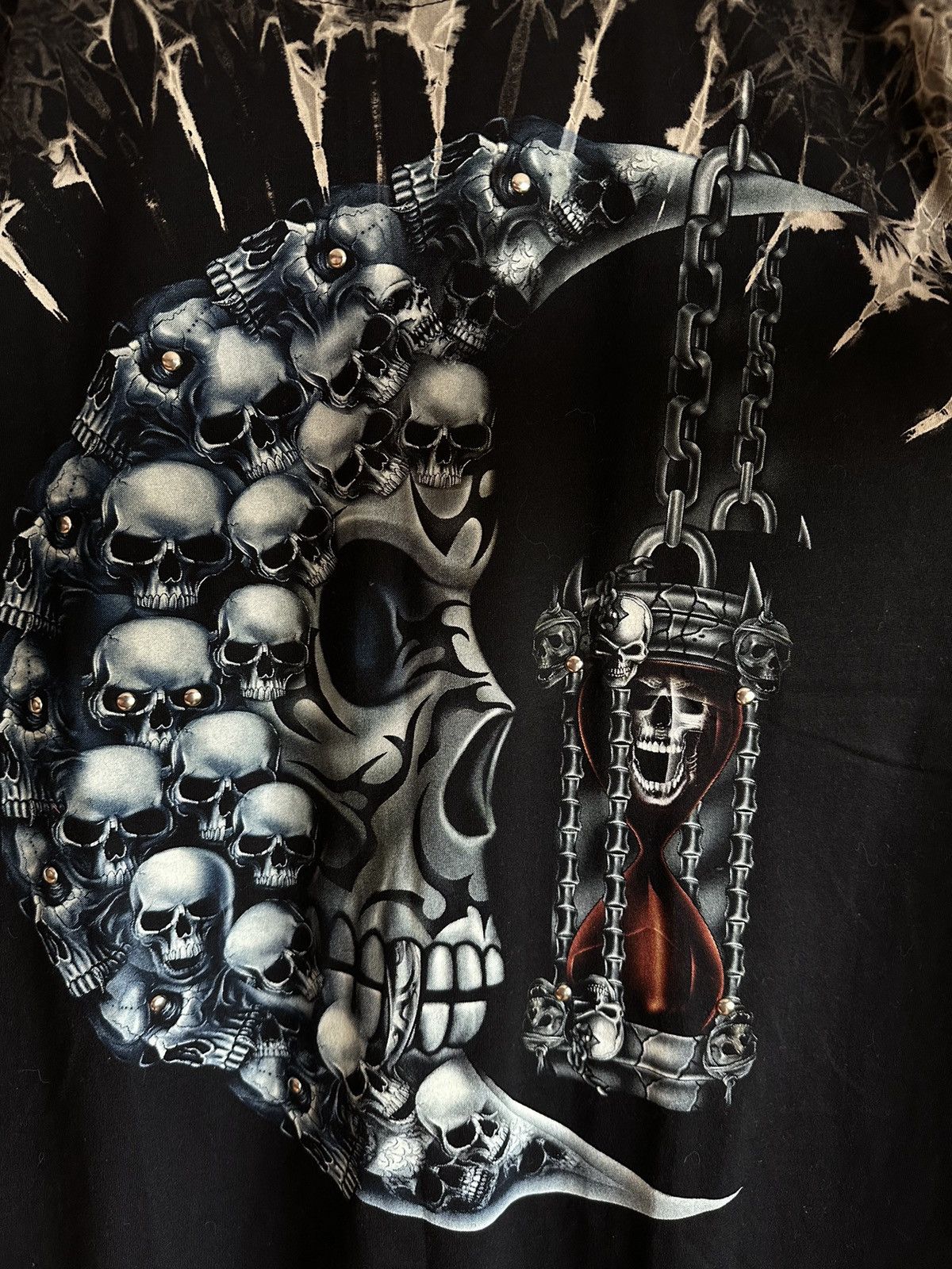 Other Cool Skulls Moon Tee with Studs rare goth Survivors Size US M / EU 48-50 / 2 - 2 Thumbnail