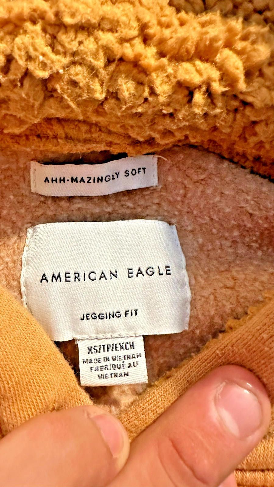 American Eagle Outfitters WOMANS SZ XS AMERICAN EAGLE BRAND JEGGING FIT HOODED Size XS / US 0-2 / IT 36-38 - 3 Thumbnail